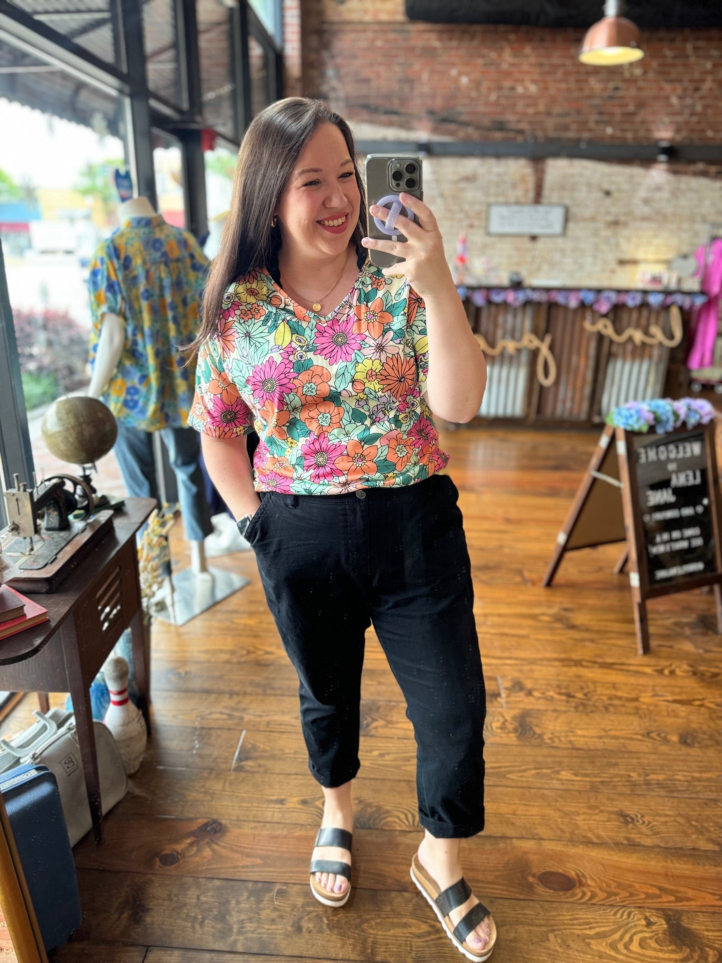 Rudy Relaxed Fit Floral Top