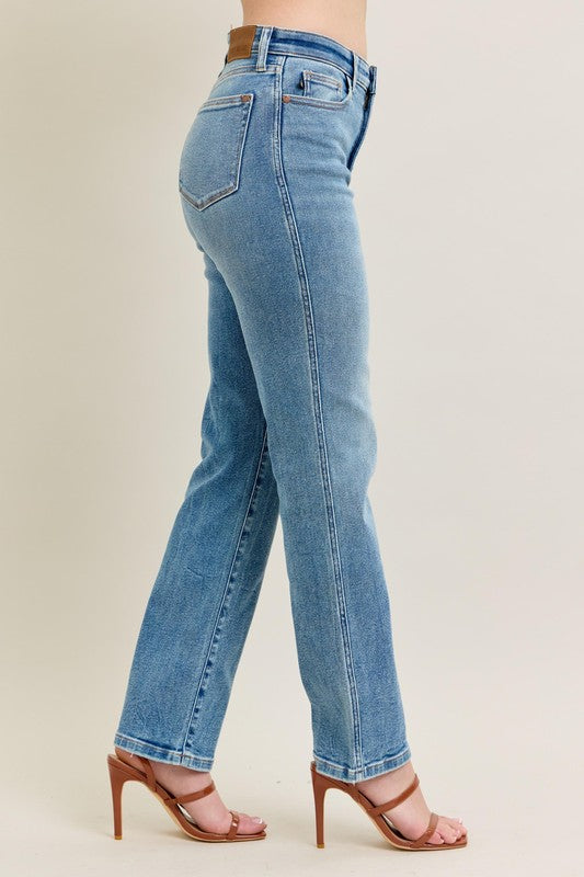 Judy Blue High Rise Vintage Straight Jeans