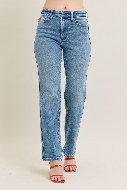 Judy Blue High Rise Vintage Straight Jeans