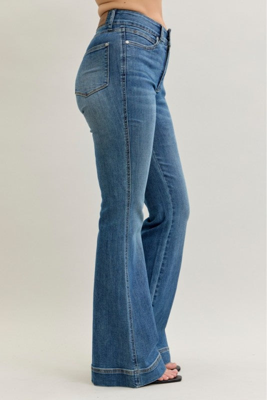 Judy Blue High Rise Tummy Control Trouser Jeans