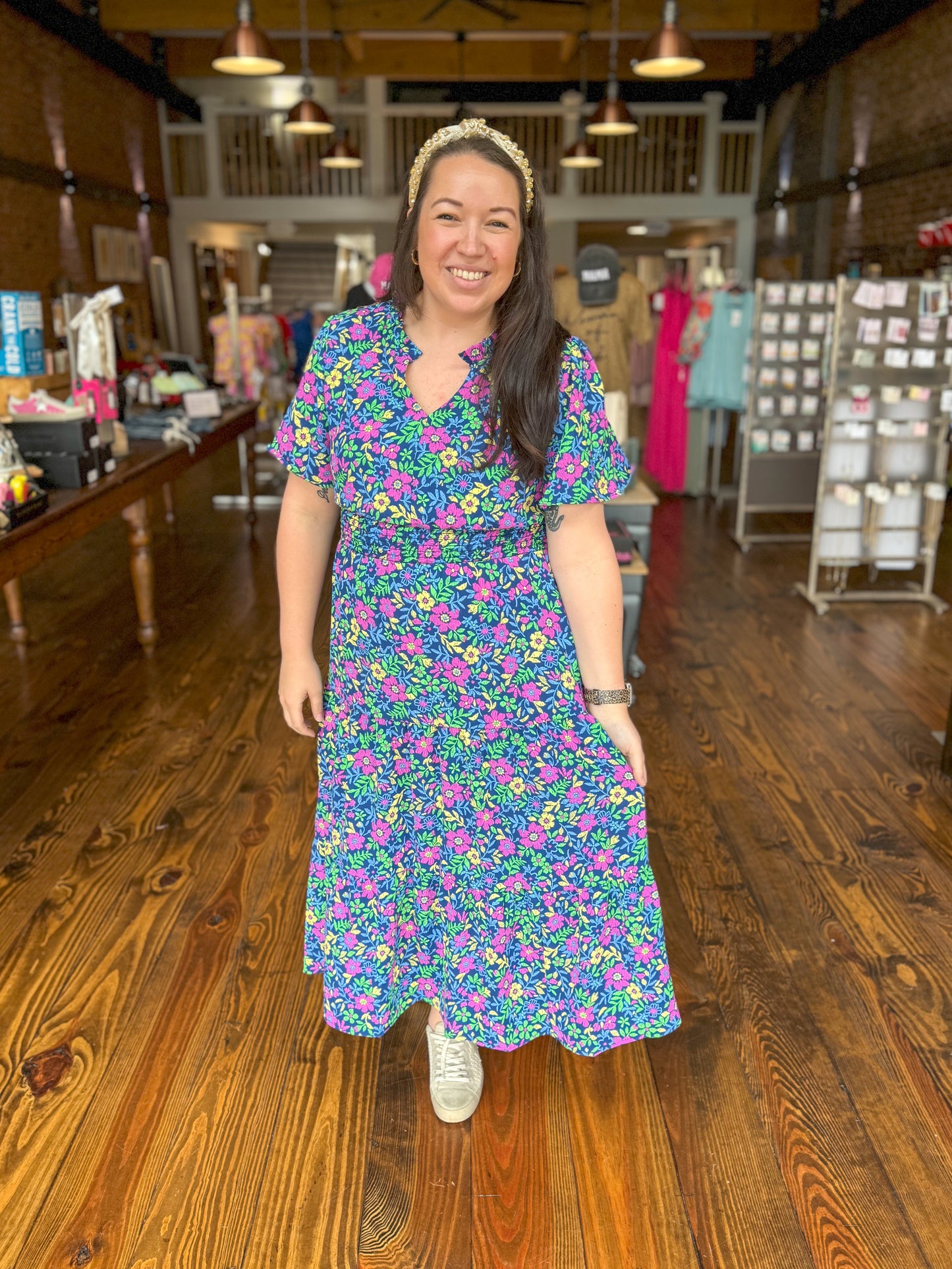 Mad About Floral Midi Dress
