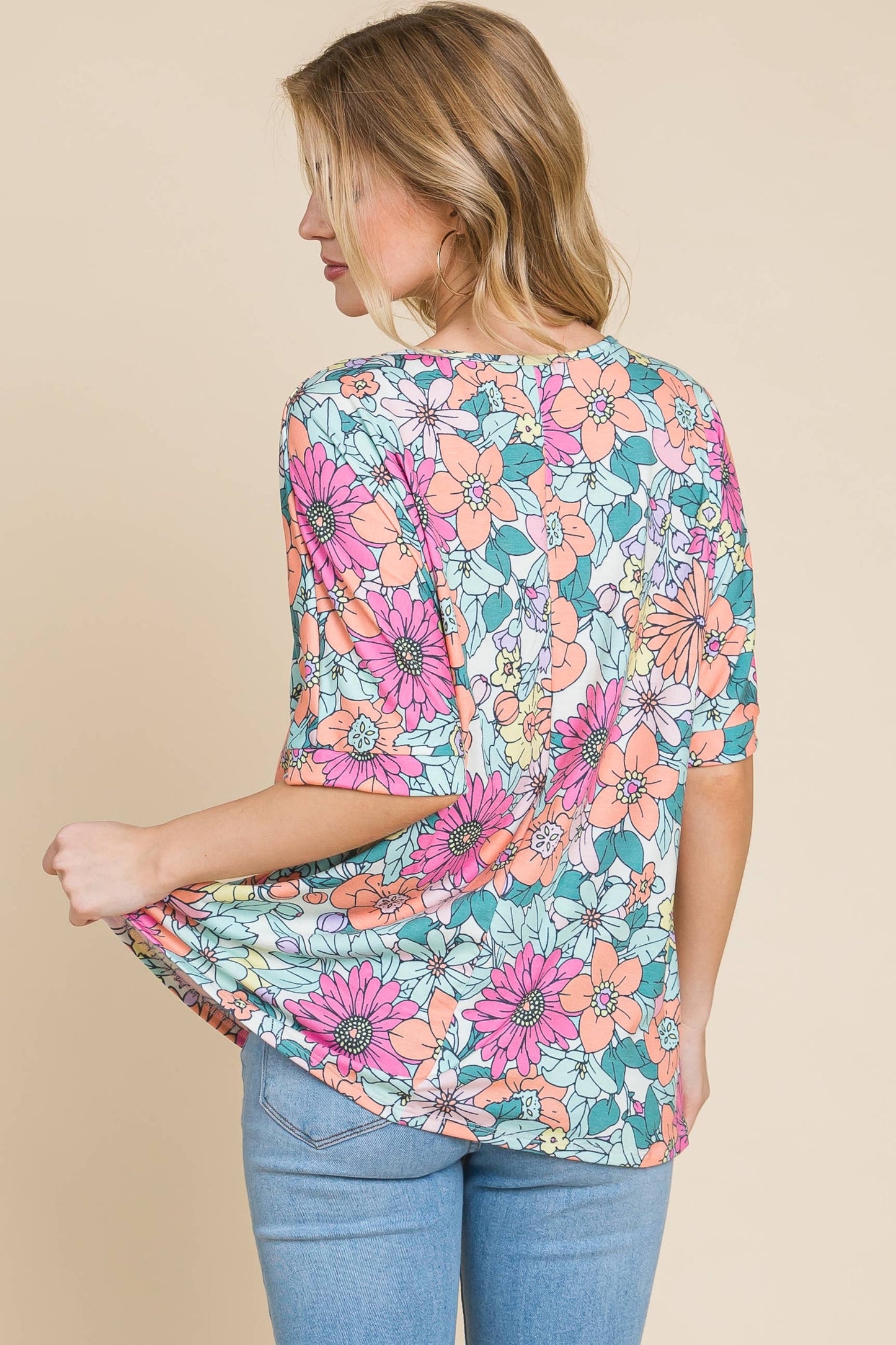 Rudy Relaxed Fit Floral Top