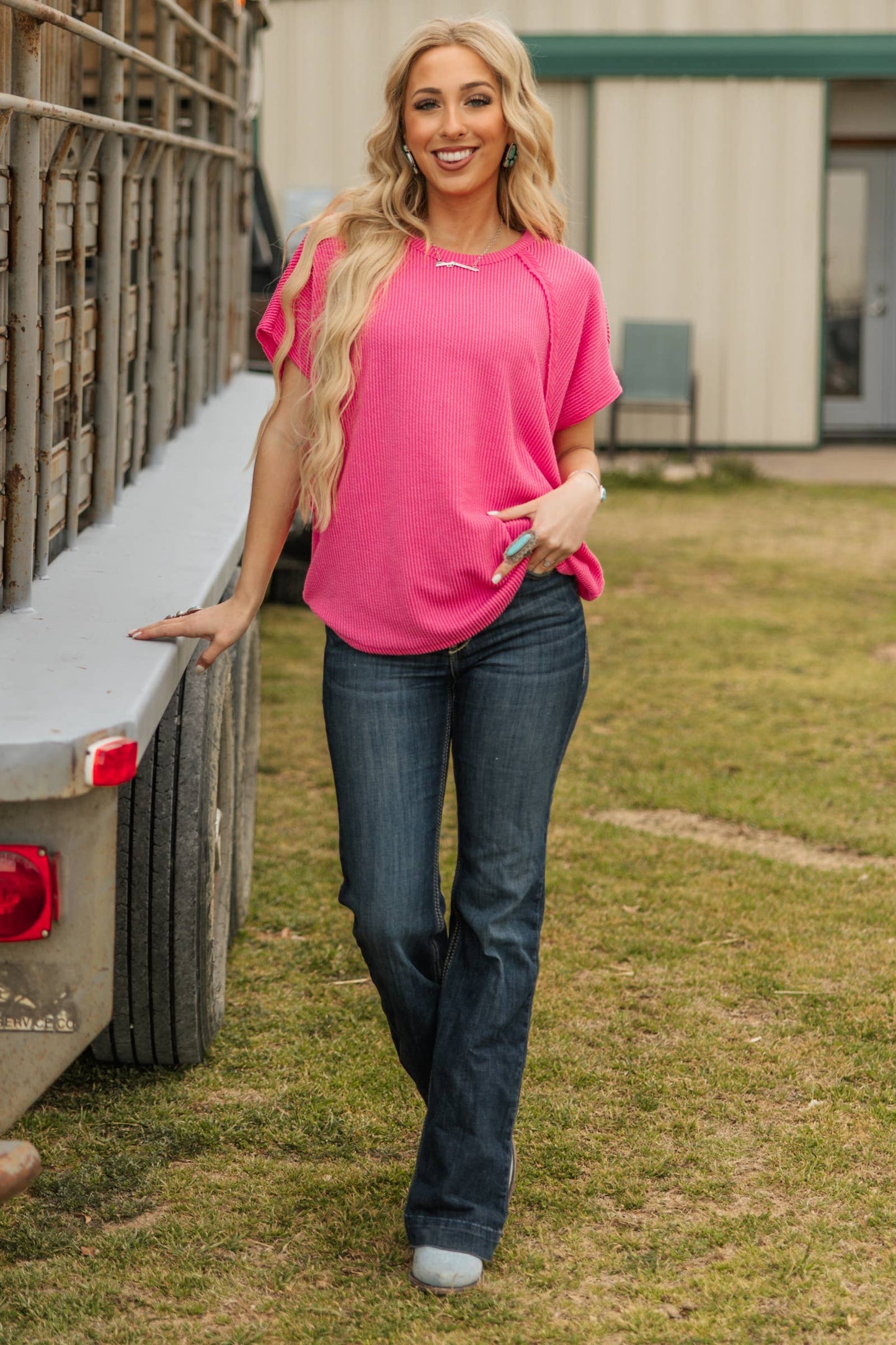 Katie Ribbed Knit Top