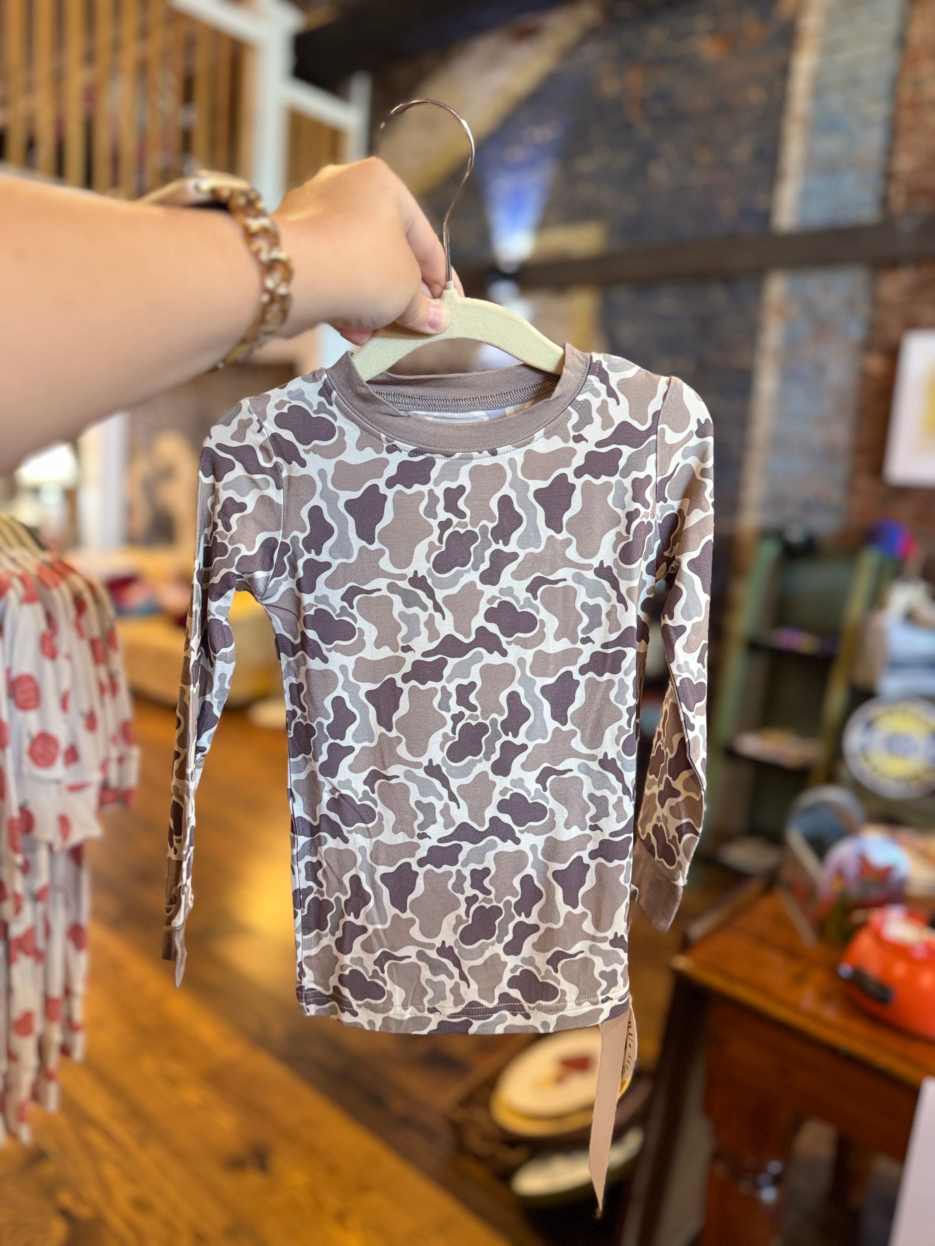 "Big Chad" Camo Bamboo Pajamas Set