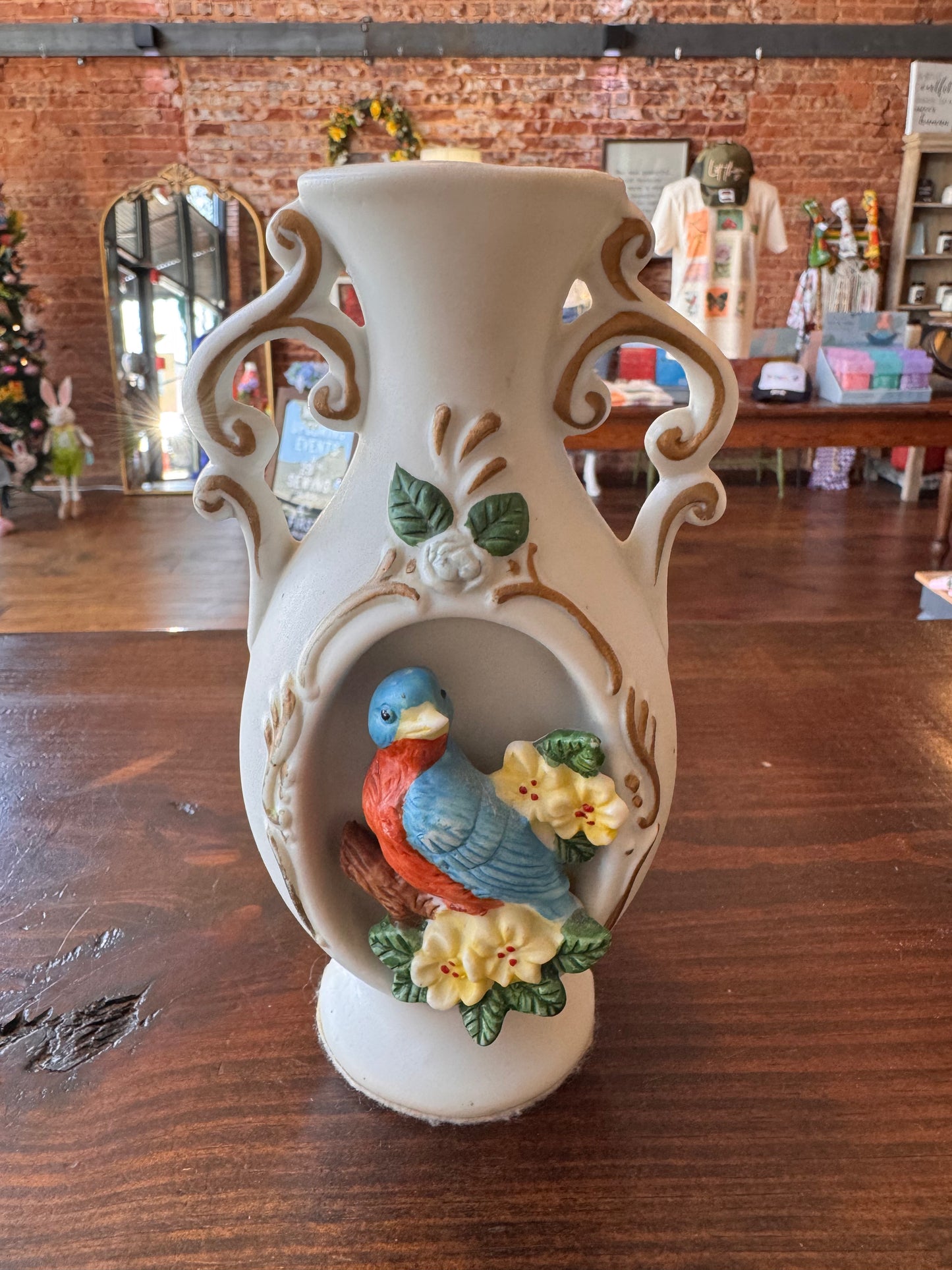 3D Robin Bird Vase