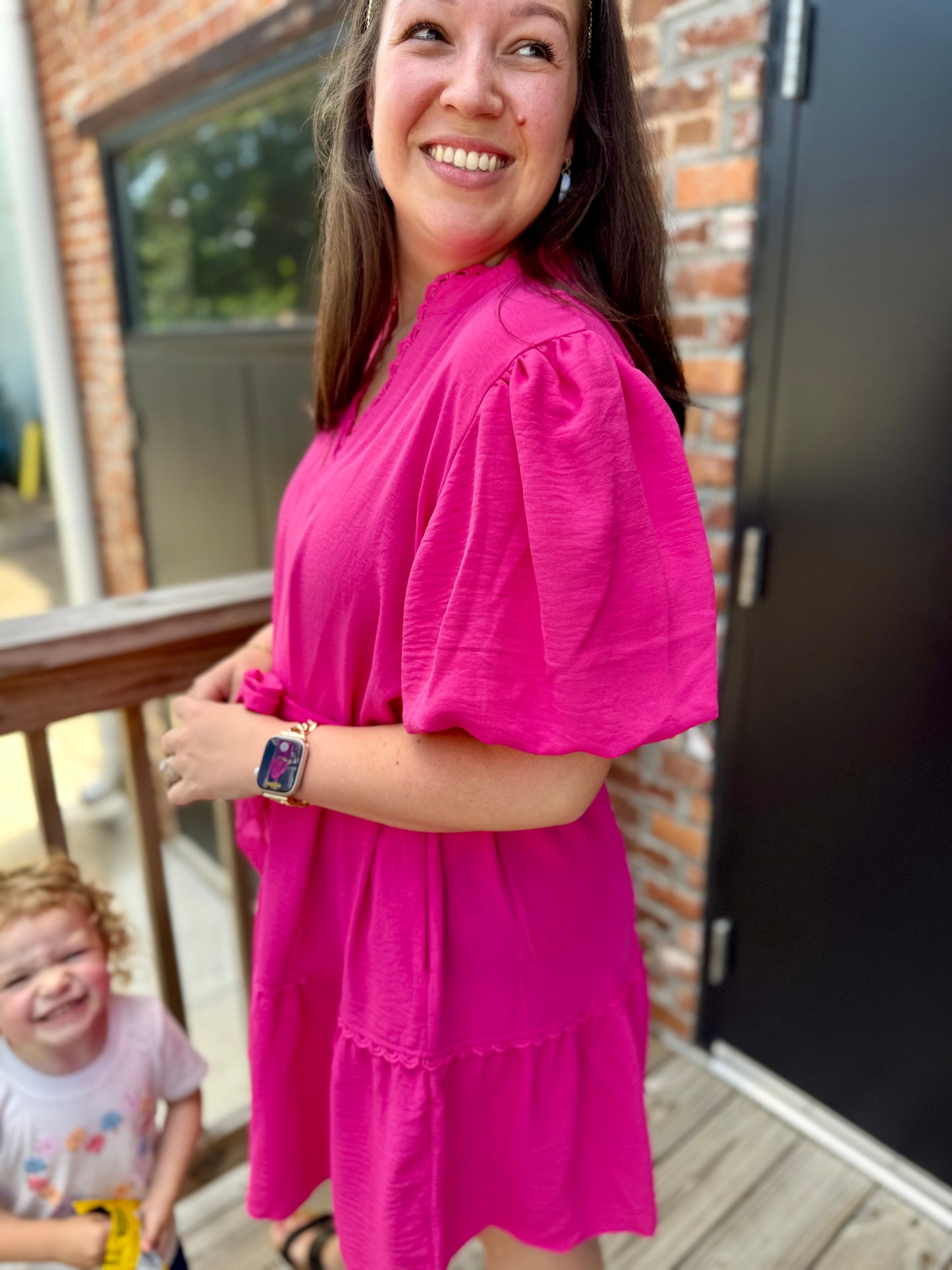 Hot Pink Happiness Dress