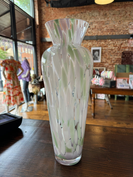 Blown Glass Tall Vase
