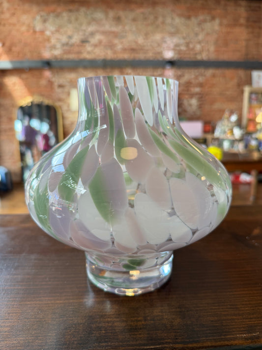 Blown Glass Short Vase