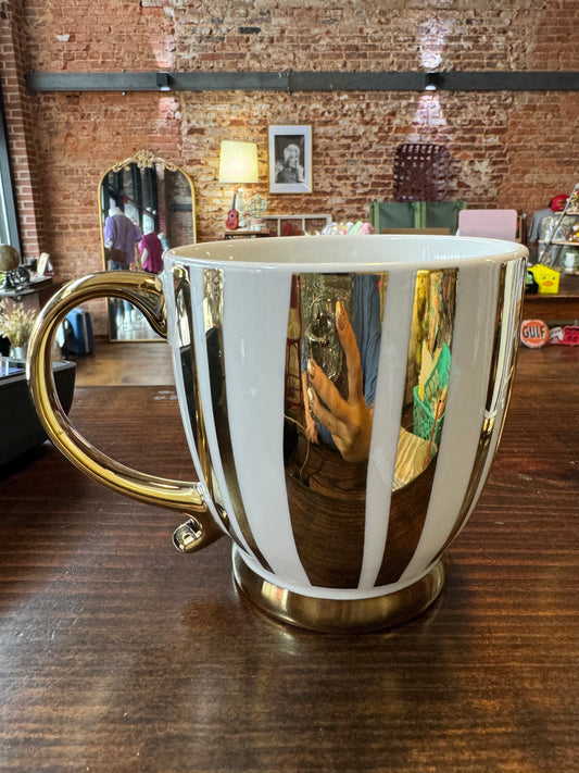 Gold Striped Mug