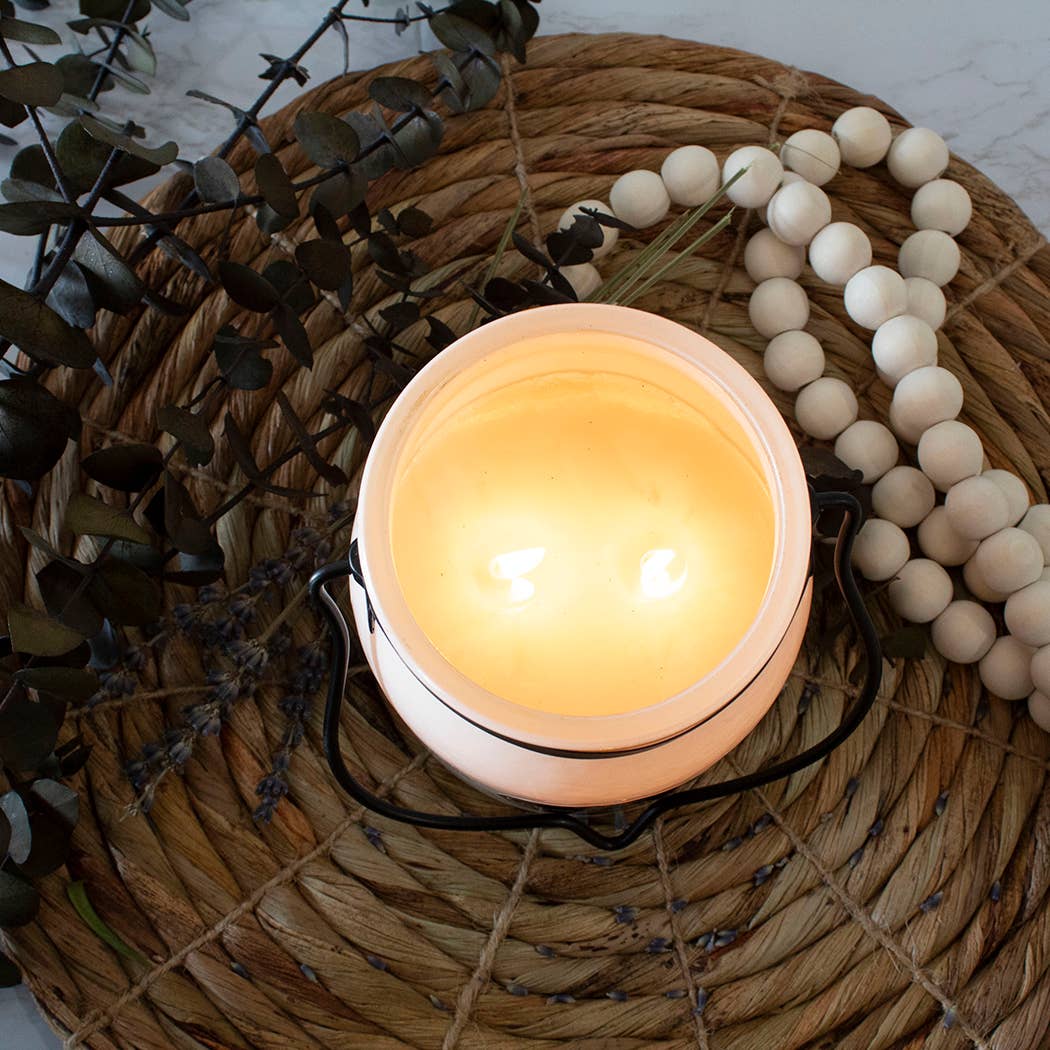16 oz Butter Jar Candle: Rake, Pile, Leap!