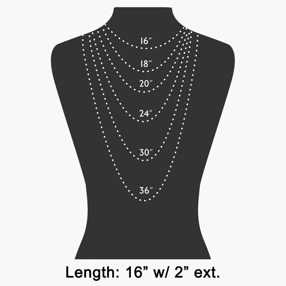 Two Tone Classic Chain Necklace