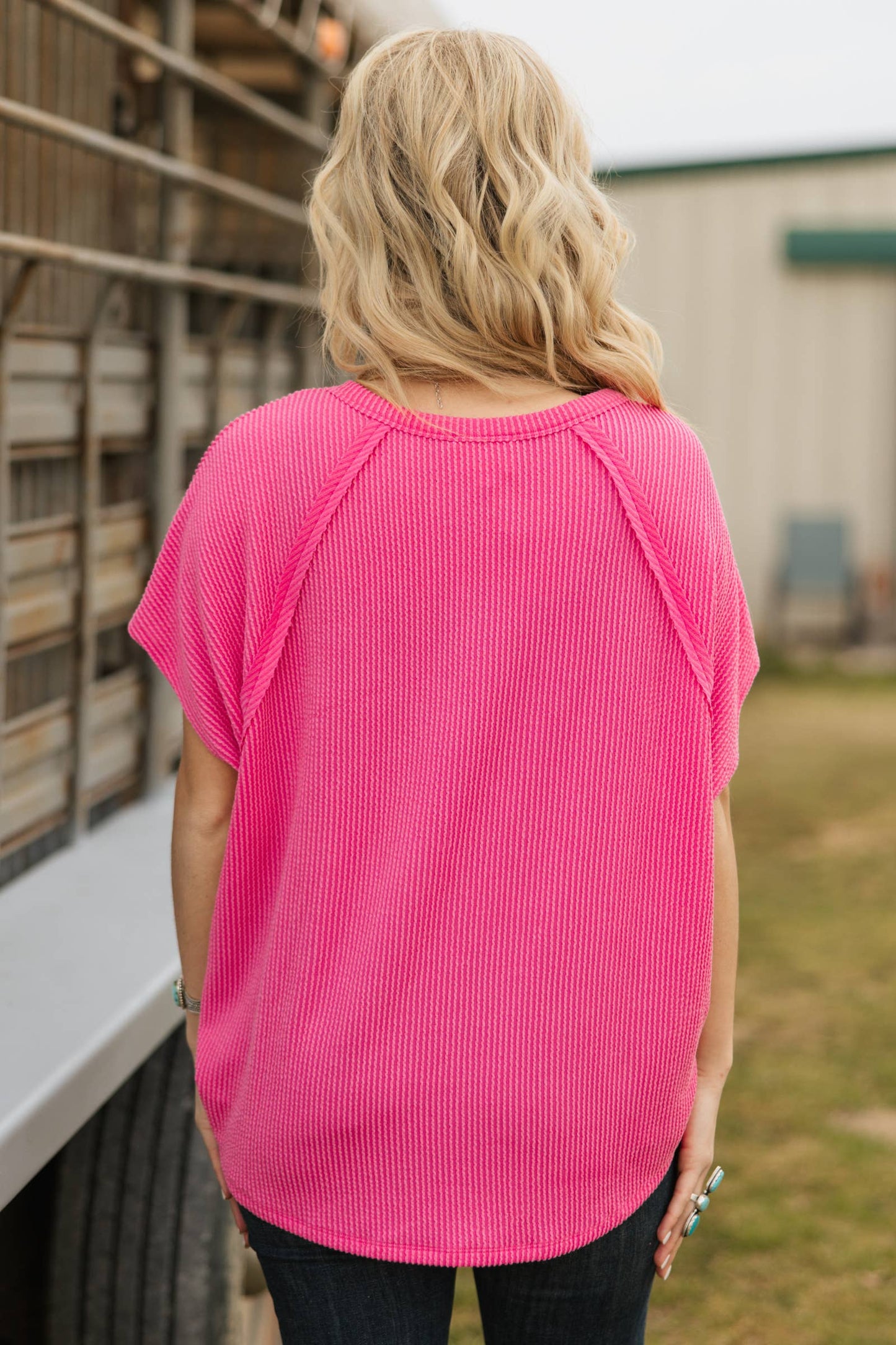 Katie Ribbed Knit Top