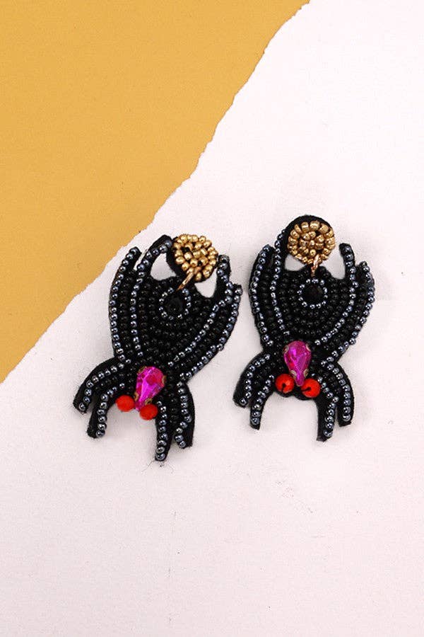 Spider Bead Earrings