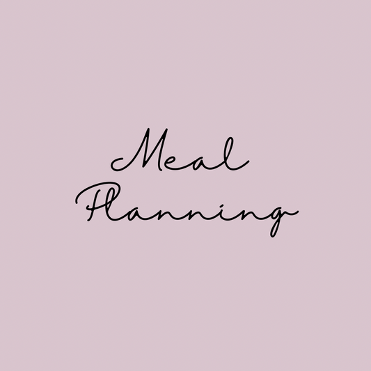 What am I good at? Planning. Meal Planning.