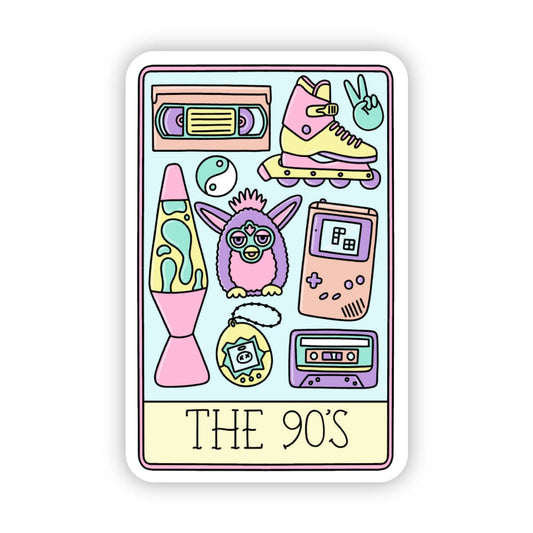"The 90's" Tarot Card Sticker