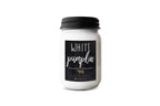 13 oz Mason Jar Candle: White Pumpkin