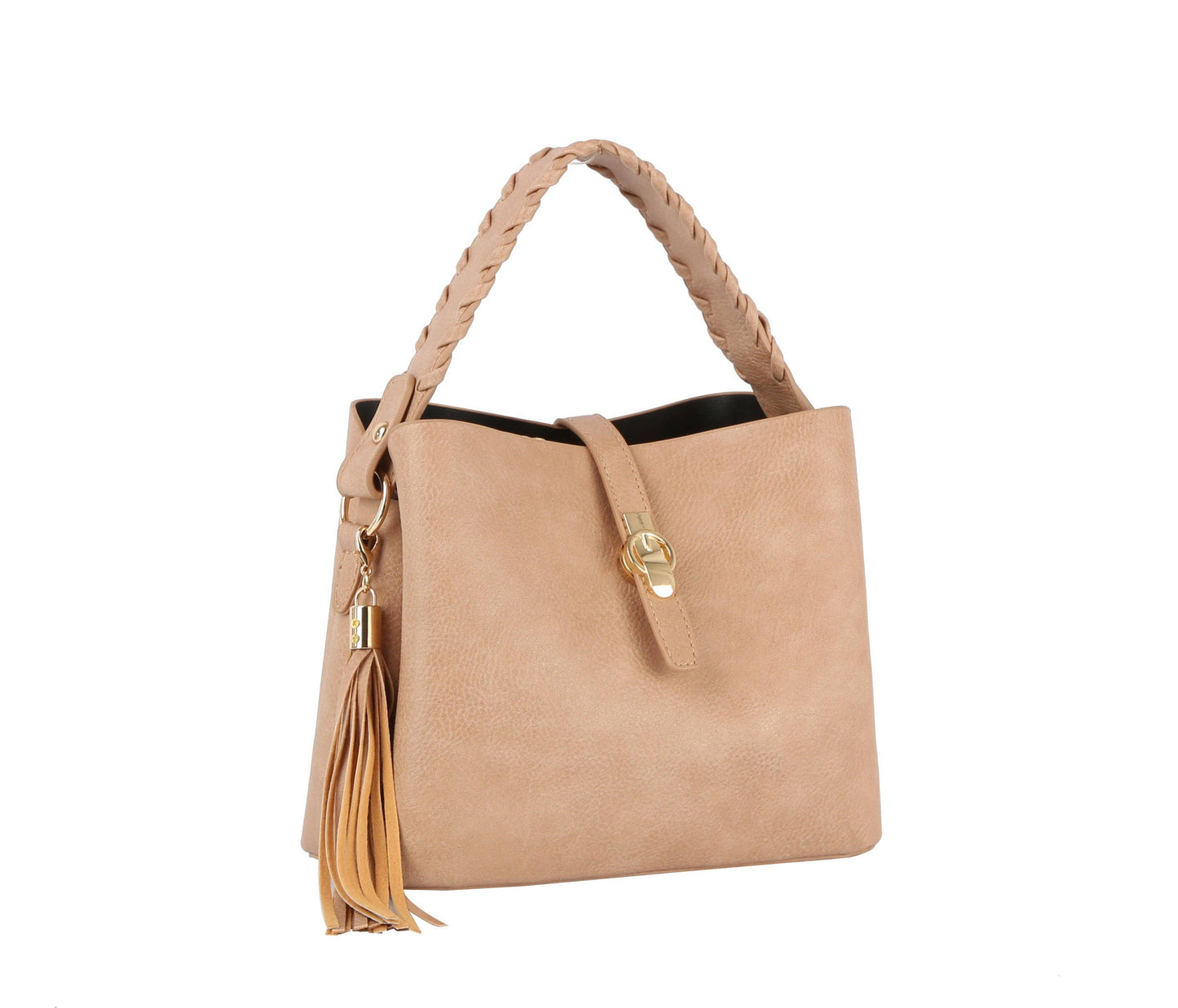 Holly Hobo Bag with Woven Detail