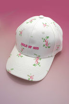 Floral Child of God Baseball Cap