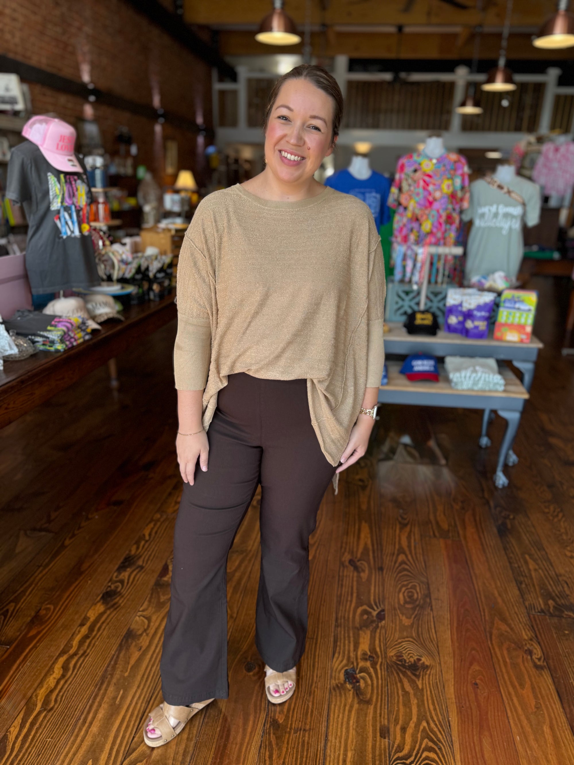 Missy Hyperstretch Pull-On Bootcut Pants - Clove