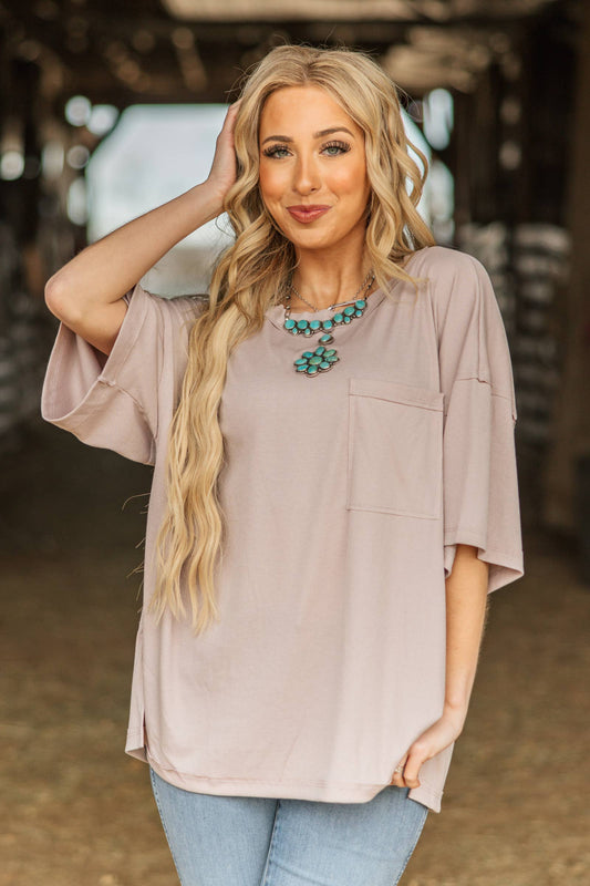 Ross Ribbed Boyfriend Tee