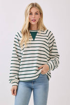 The Evergreen Stripe Top