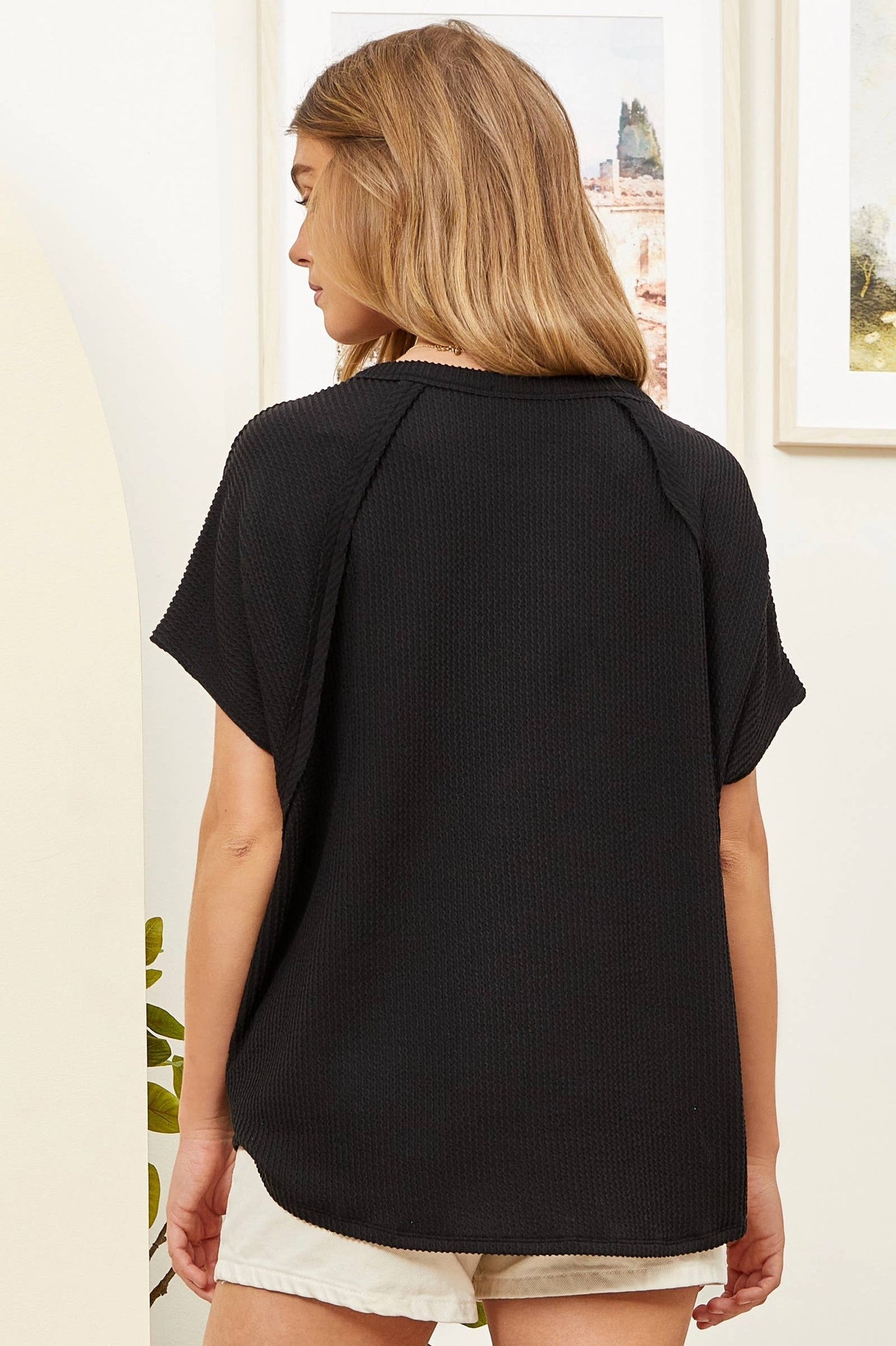 Katie Ribbed Knit Top