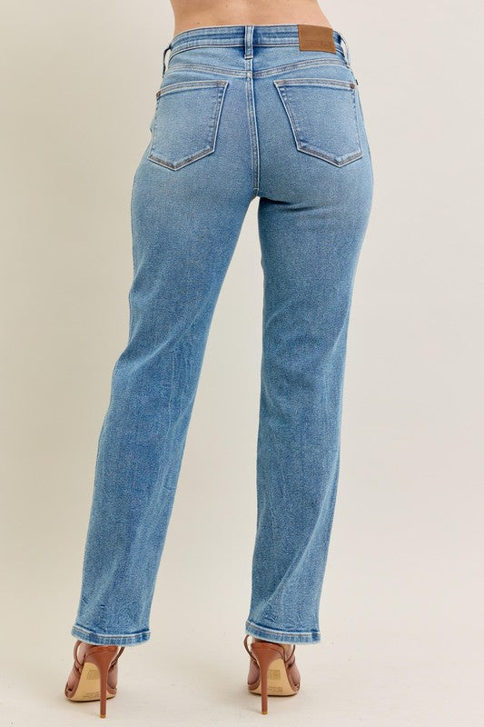 Judy Blue High Rise Vintage Straight Jeans