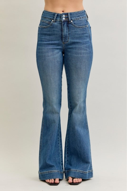 Judy Blue High Rise Tummy Control Trouser Jeans