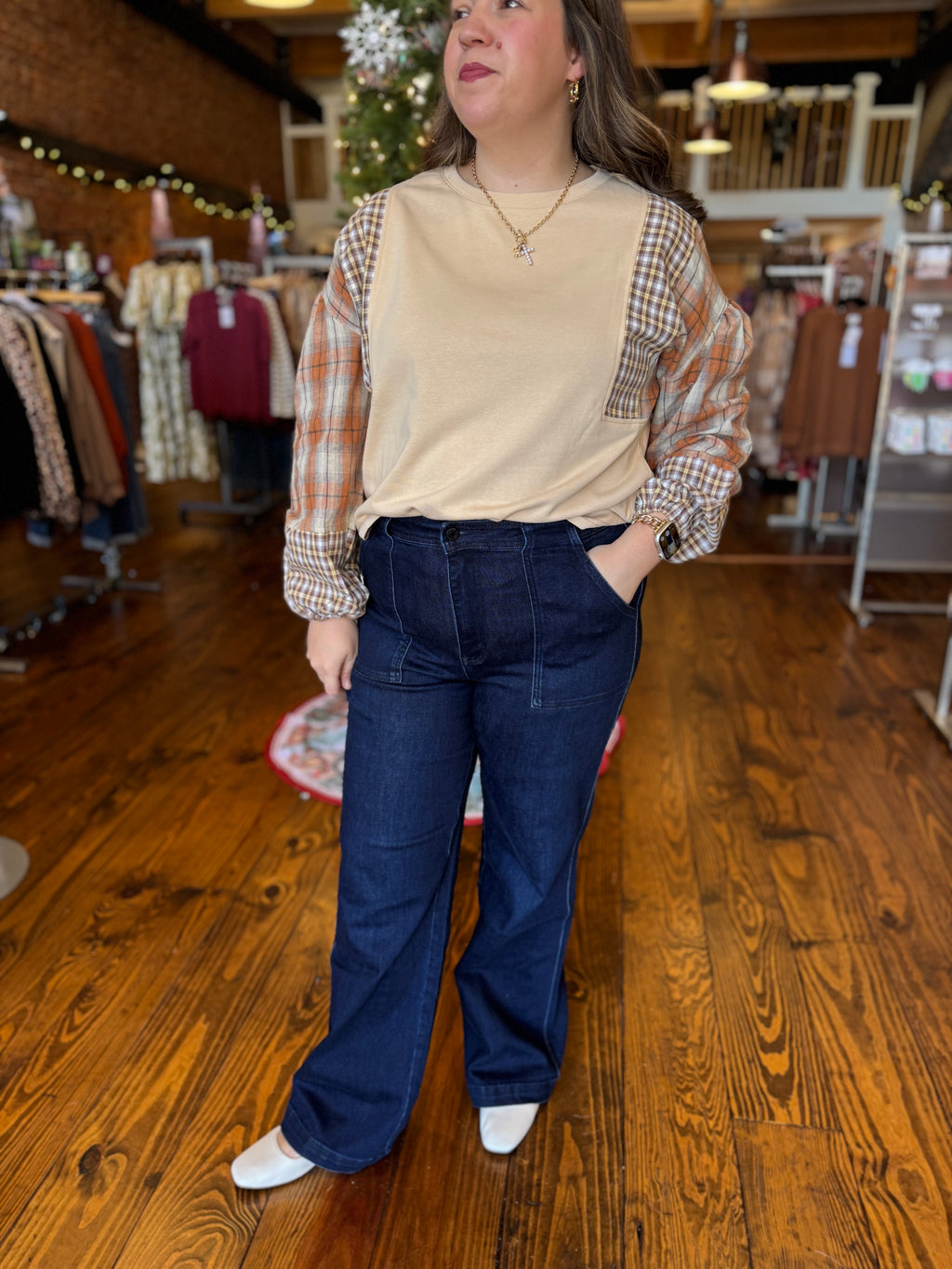 Vintage High Rise Flare Jeans - Vervet