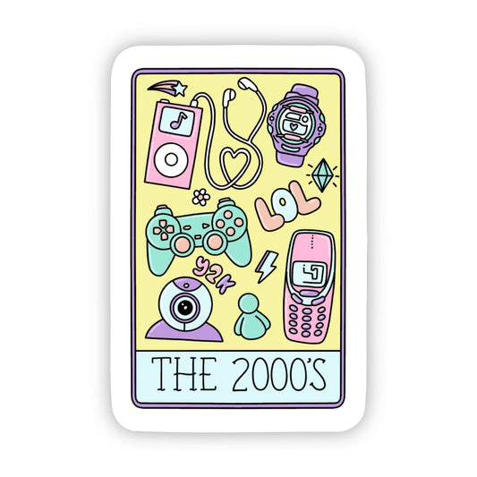 "The 2000's" Tarot Card Sticker