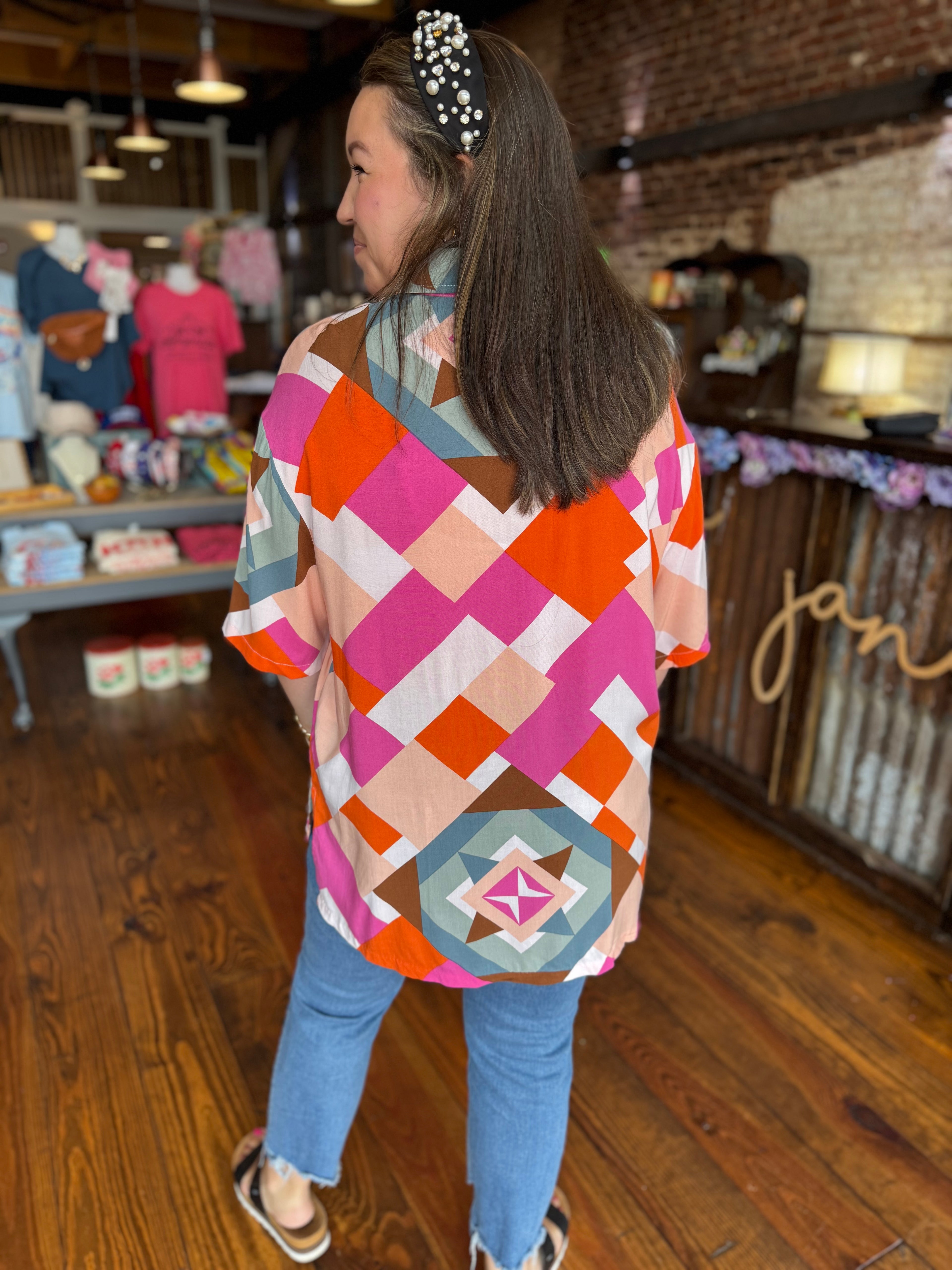 Color Block Party Top