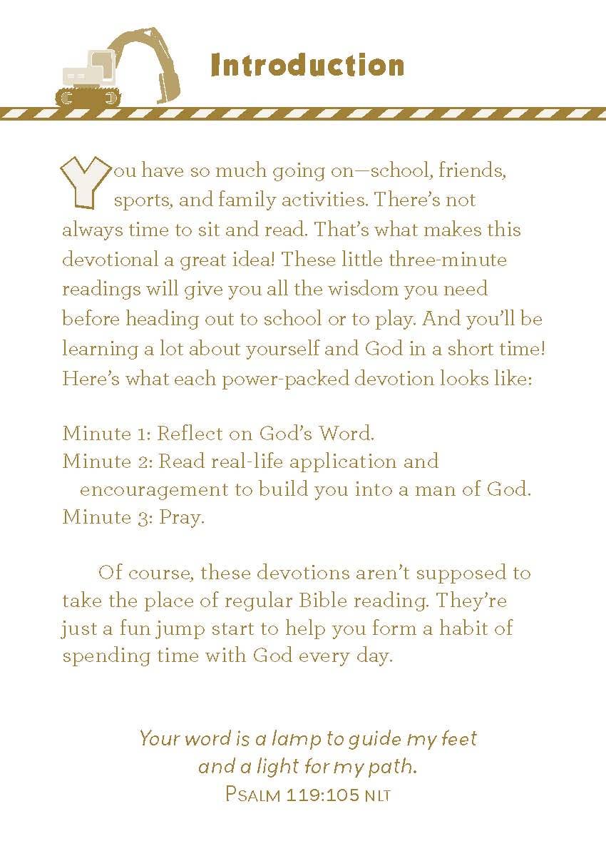 3 - Minute Devotions For Boys