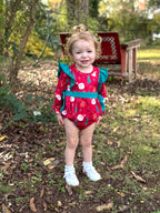 Girls Santa & Reindeer Bubble