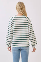 The Evergreen Stripe Top