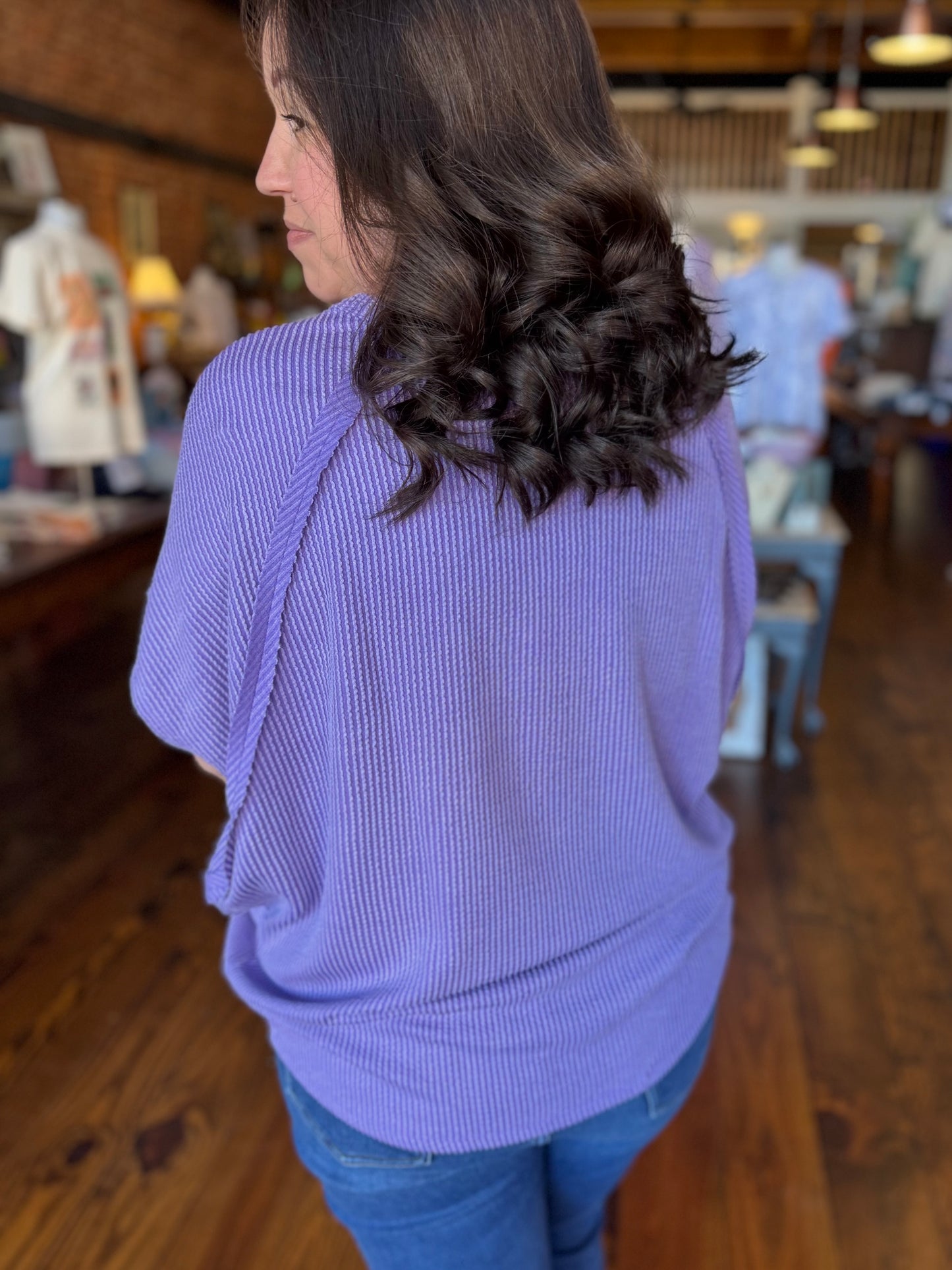 Katie Ribbed Knit Top