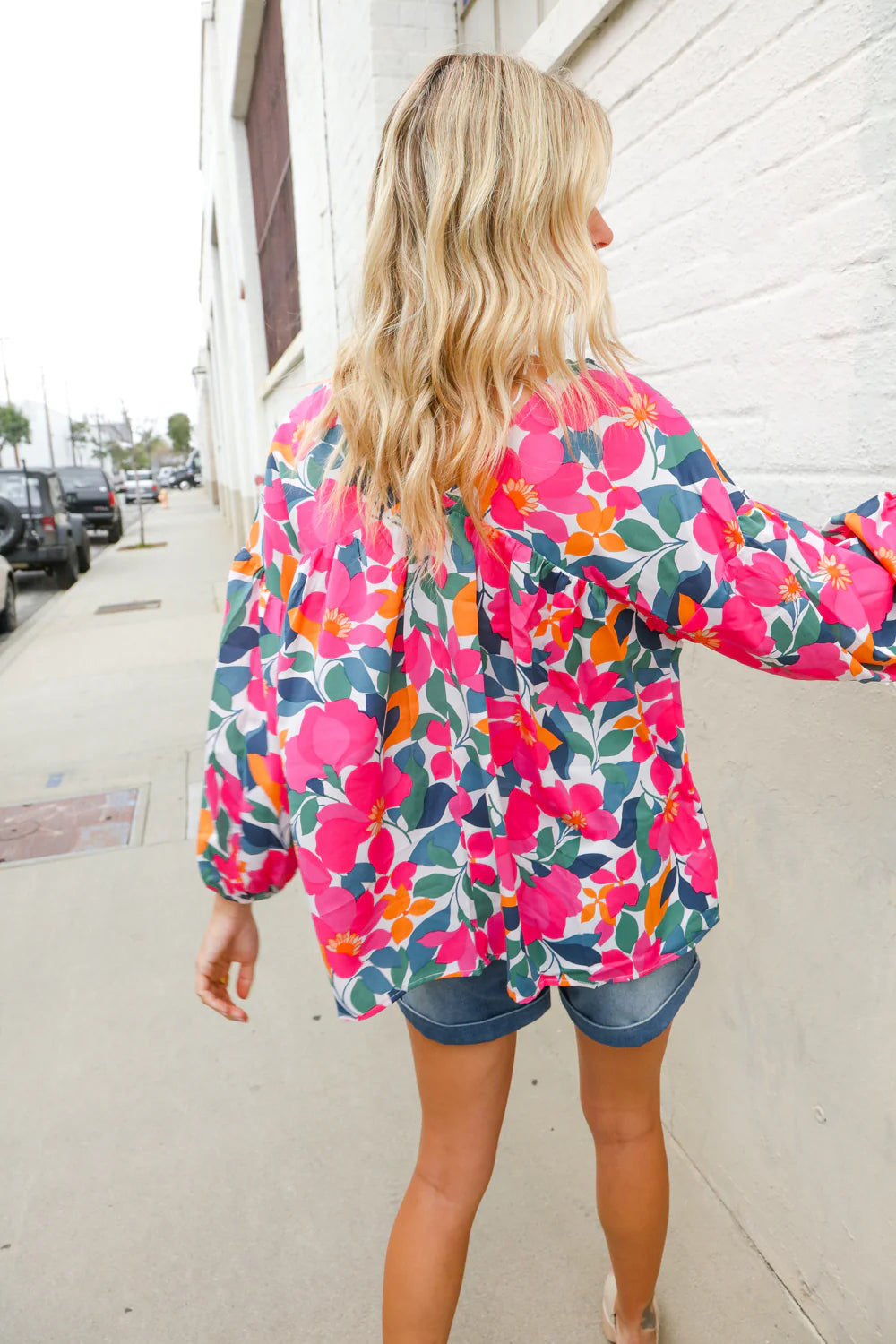 Boldly Blooming Top