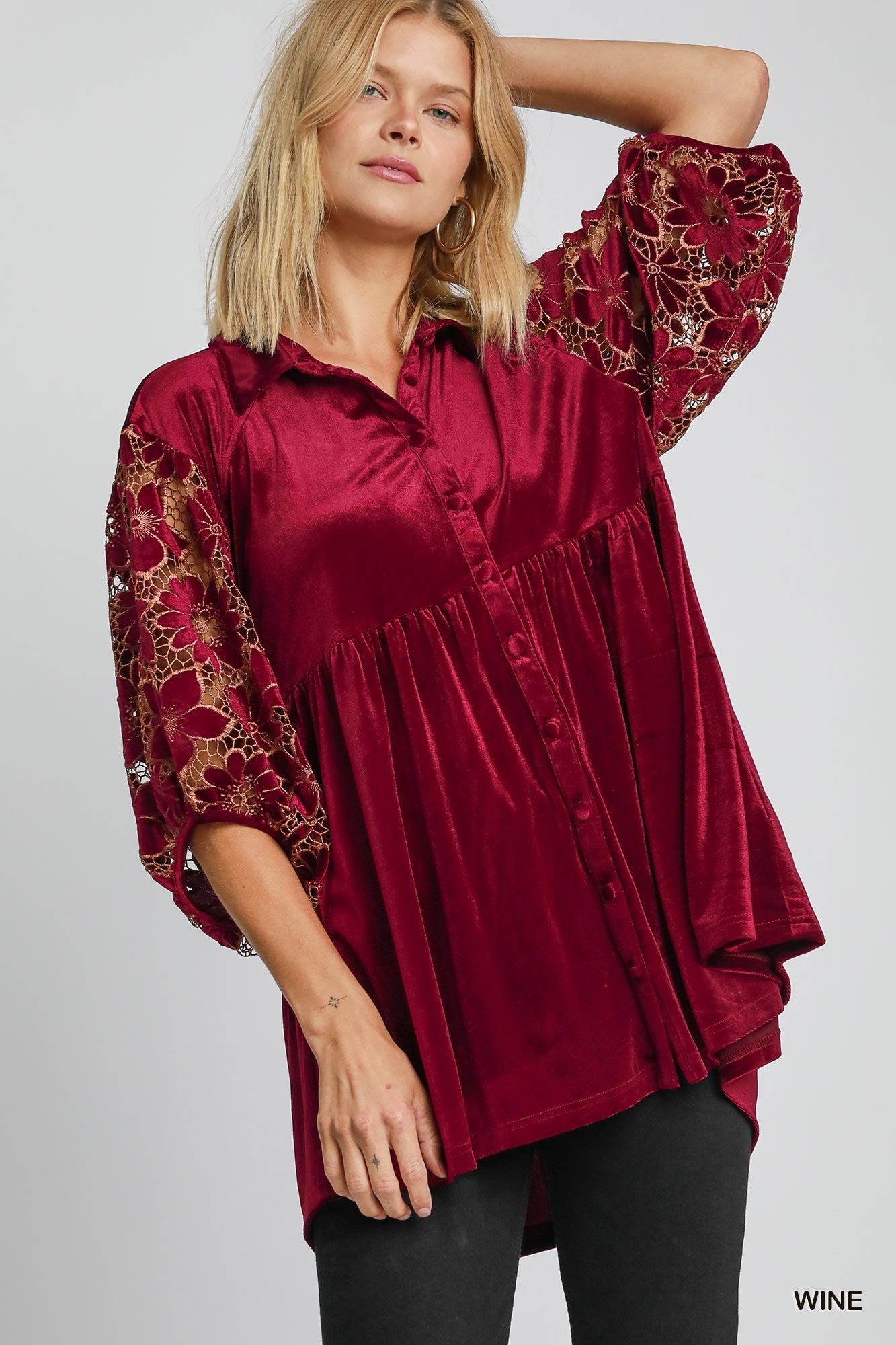 The Velvet Bloom Blouse