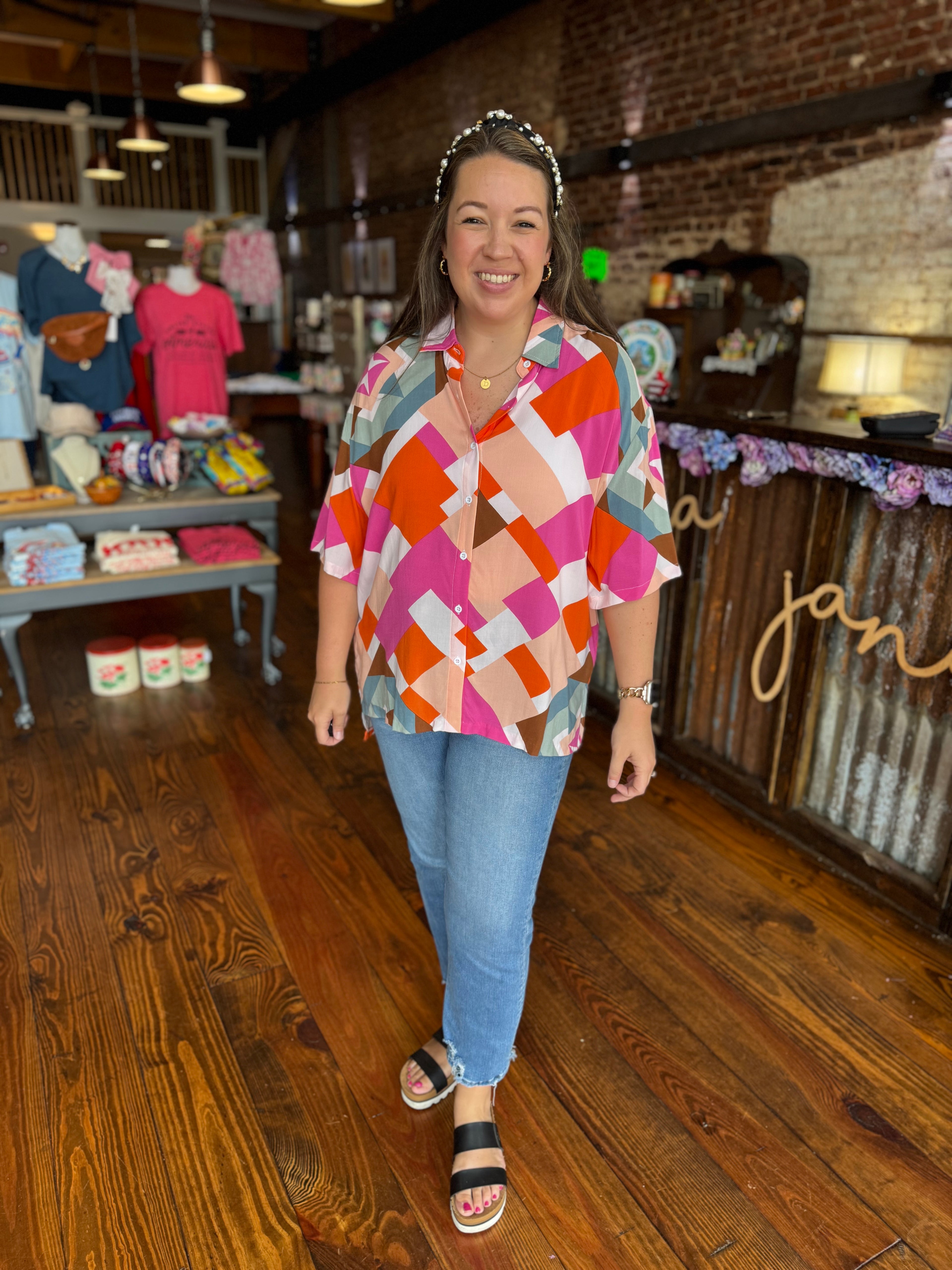 Color Block Party Top
