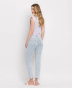 Starla High Rise Straight Jeans in Light Wash