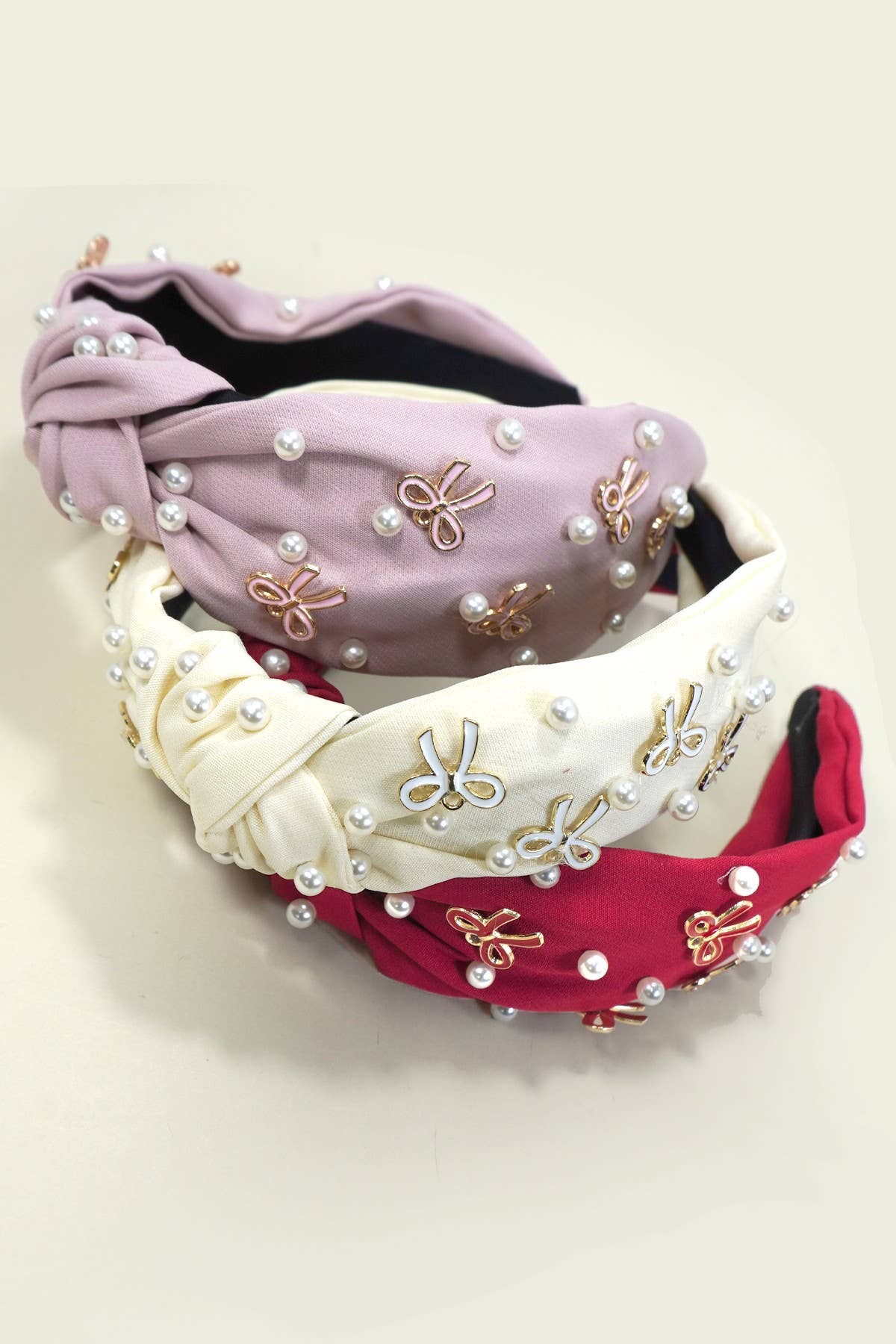 Pearl Bow Headband