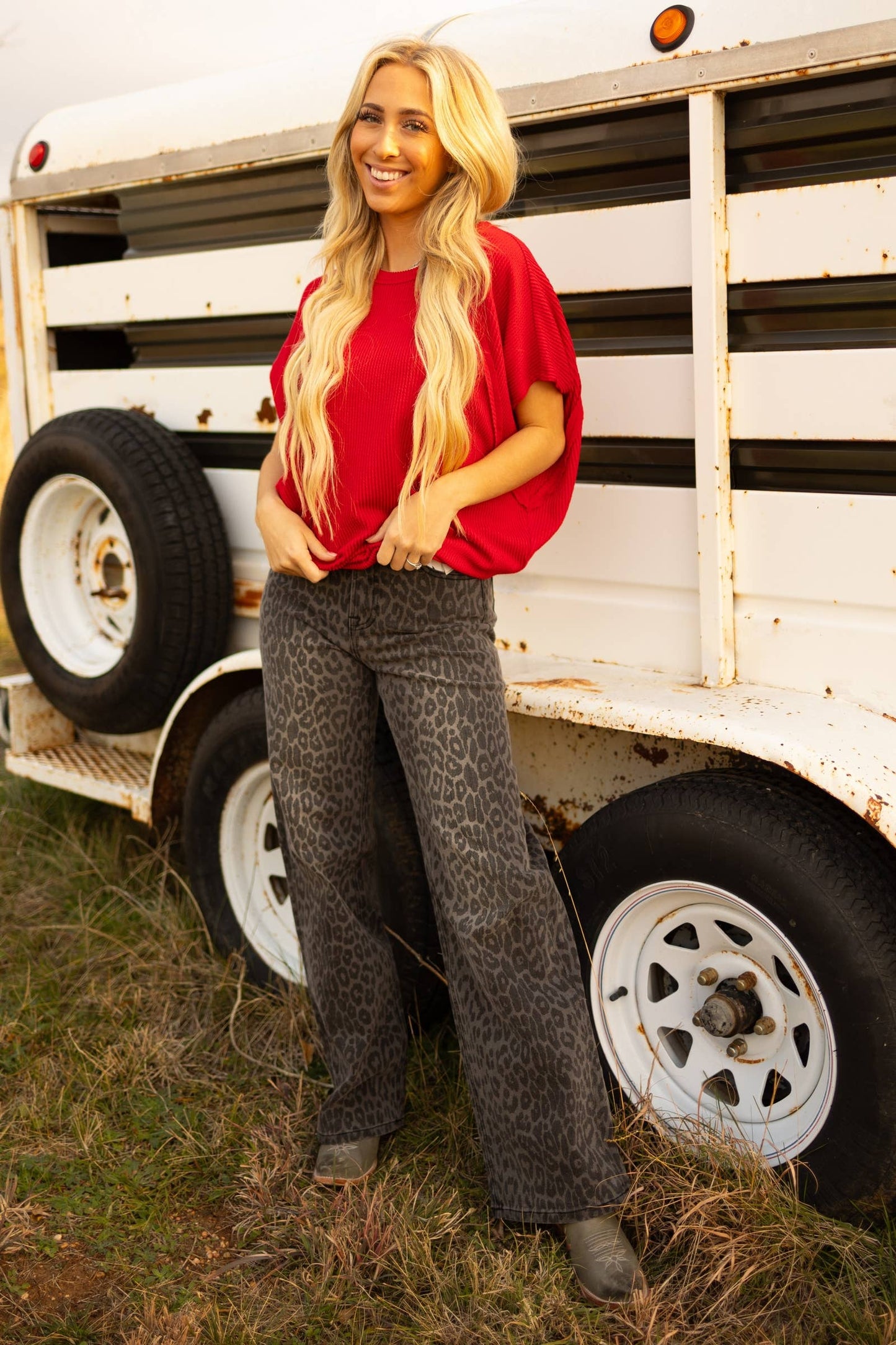 Katie Ribbed Knit Top