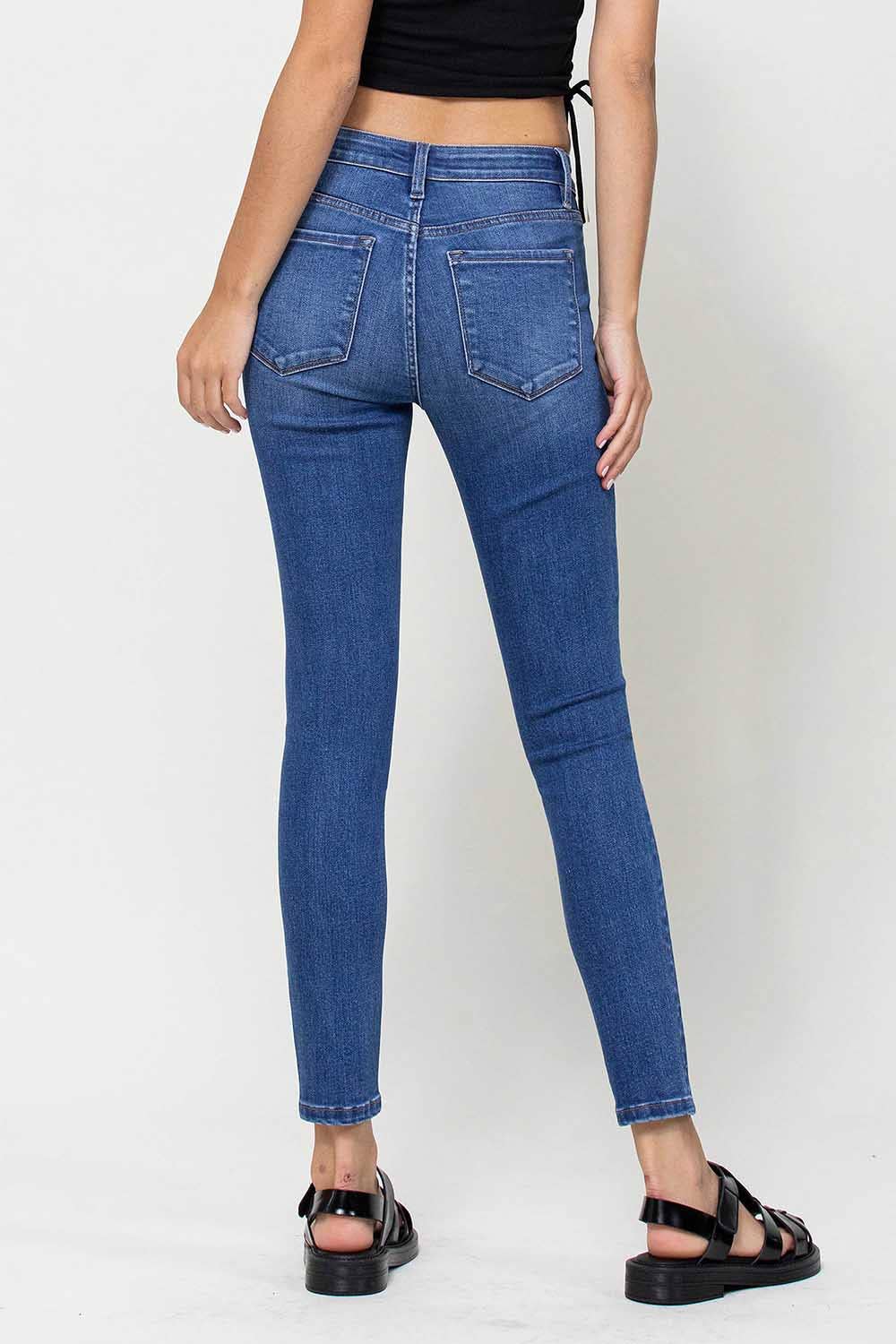 Haylie High Rise Skinny Jeans - Vervet
