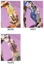 Knotted Floral Pattern Headband