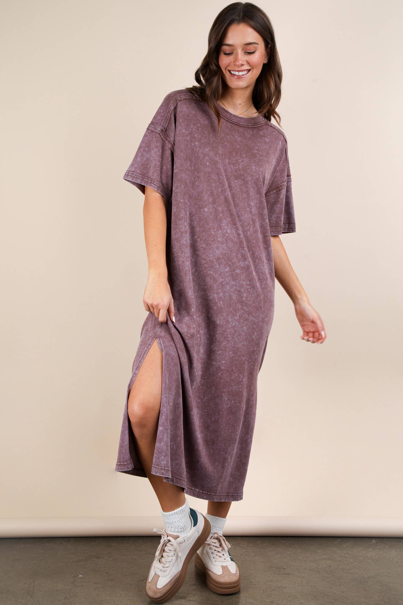 Easy Street T-Shirt Dress - 2 Colors
