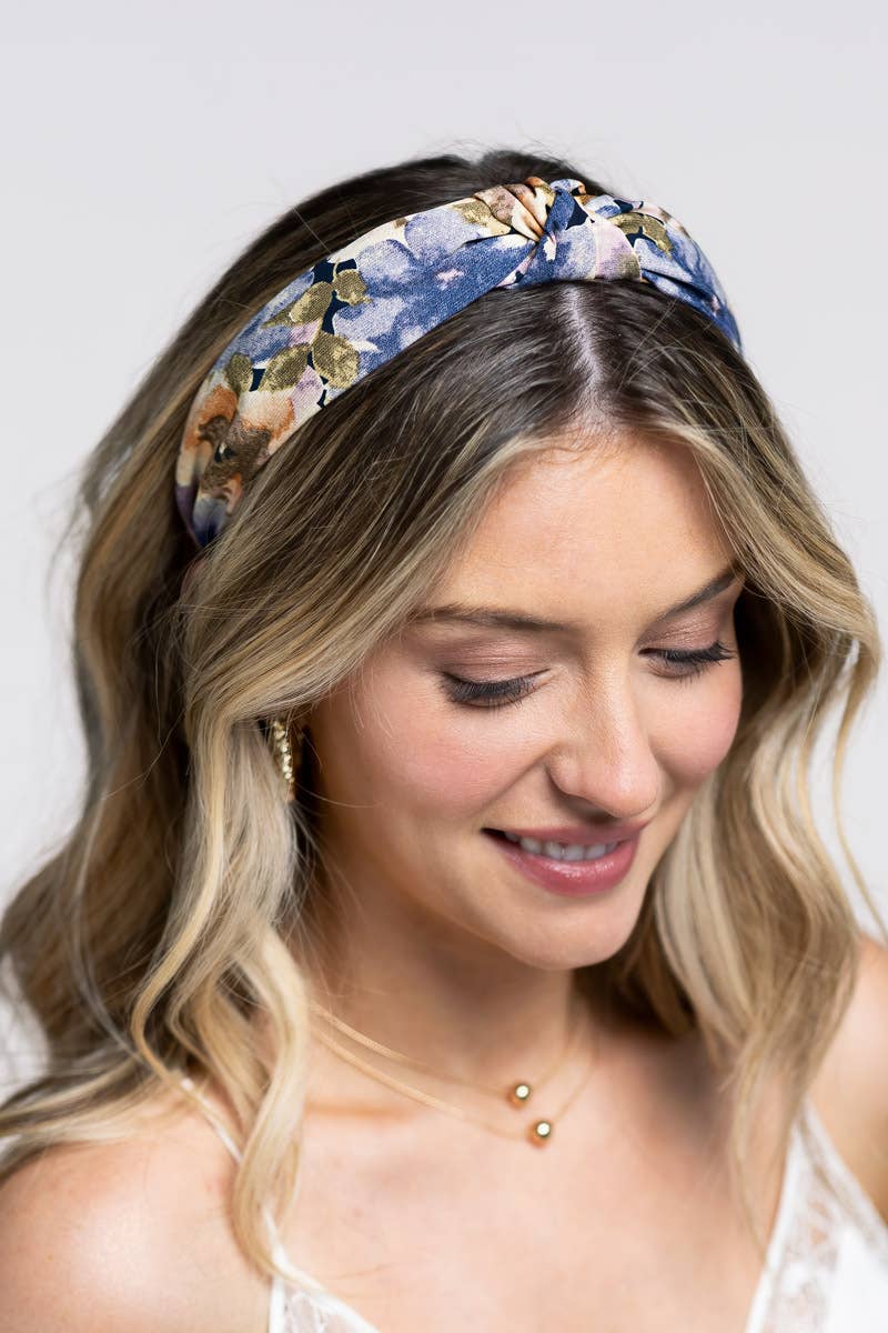 Knotted Floral Pattern Headband