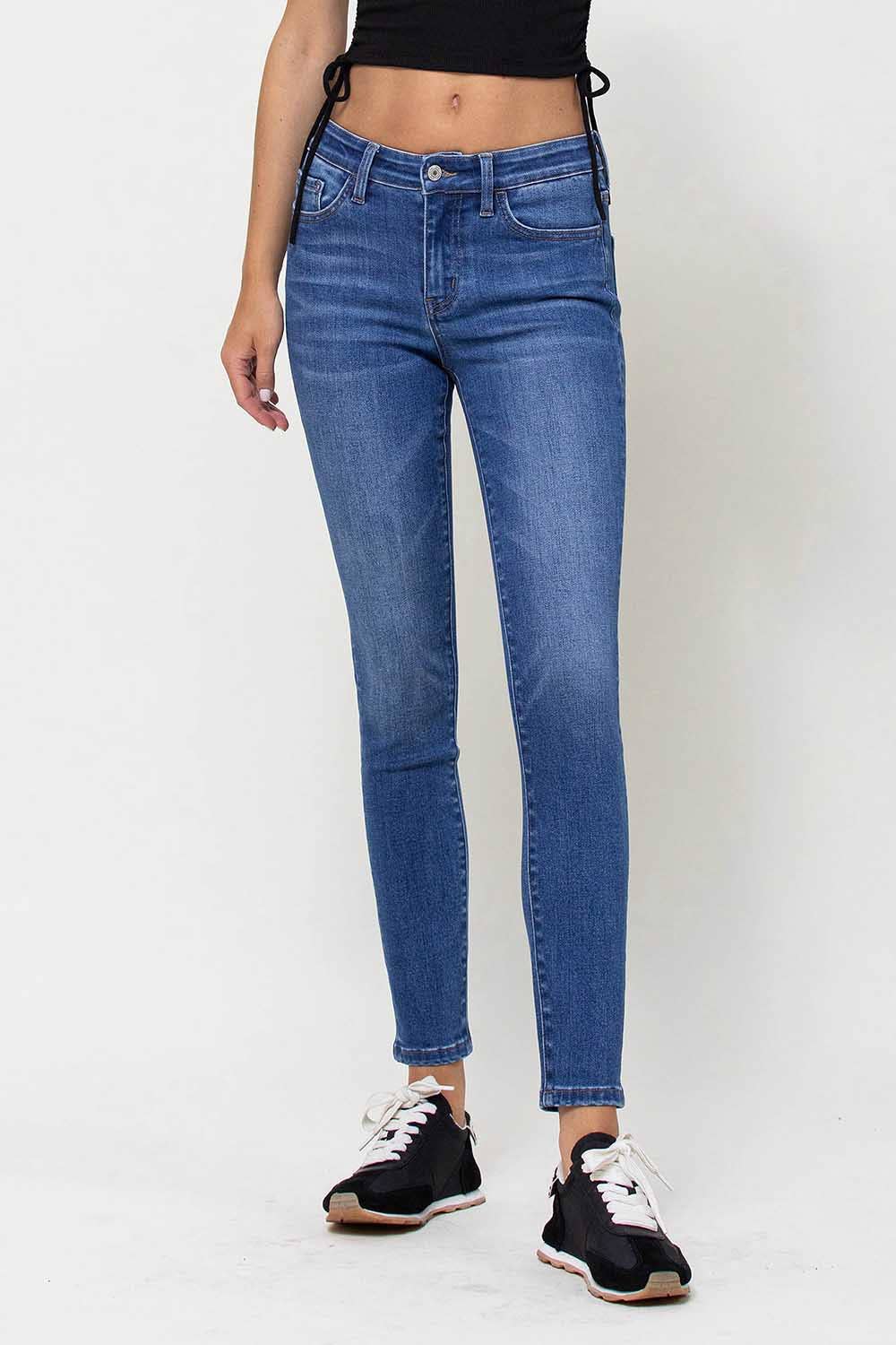 Haylie High Rise Skinny Jeans - Vervet