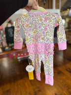 In a Field of Flowers Bamboo Zippie Pajamas