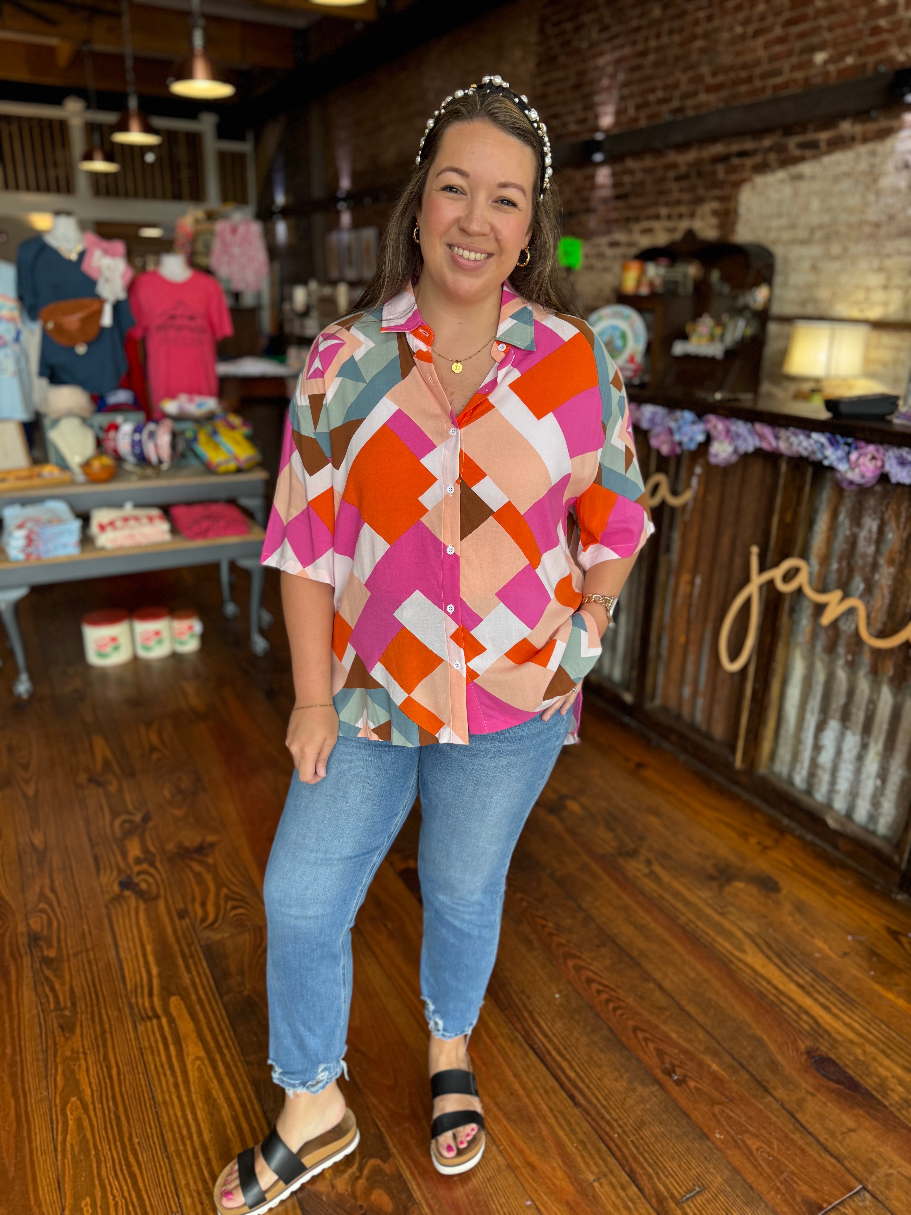 Color Block Party Top