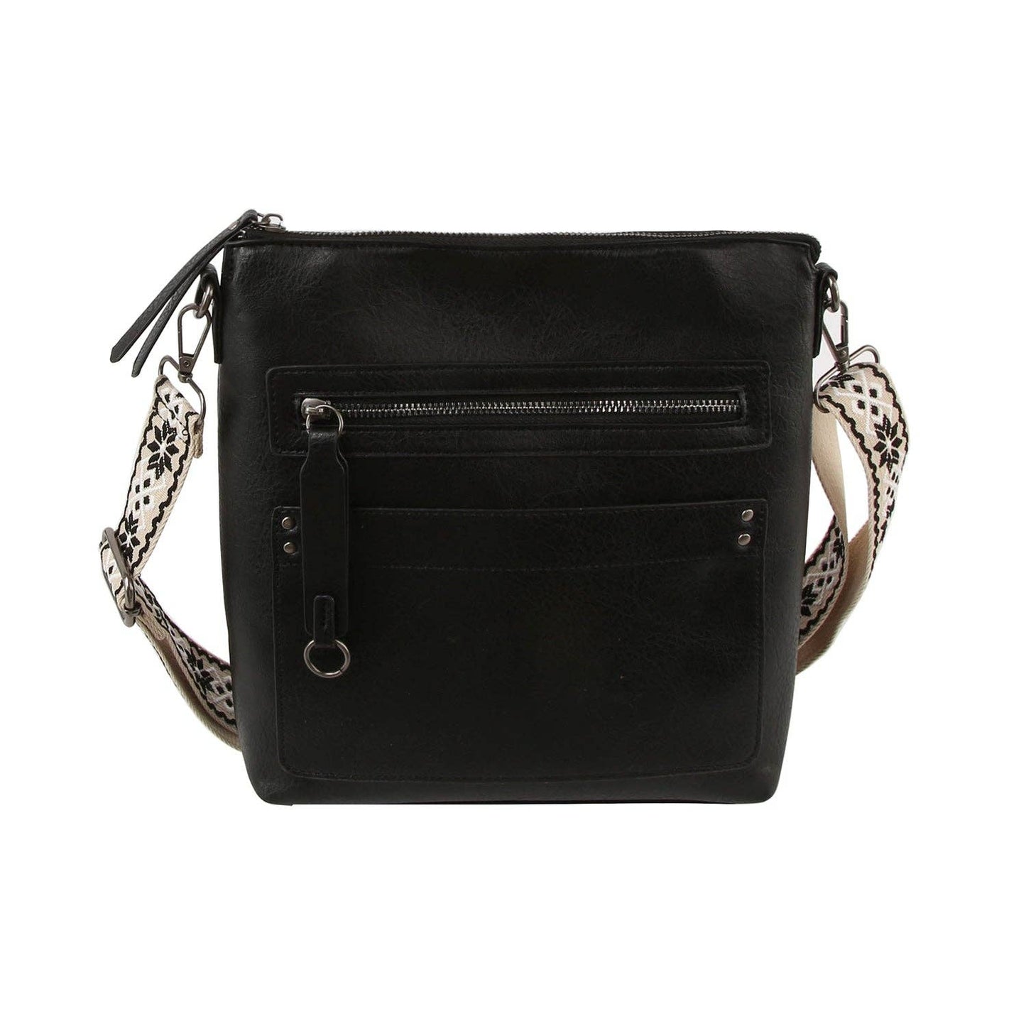 Daily Crossbody Bag with Front Zip Pocket
