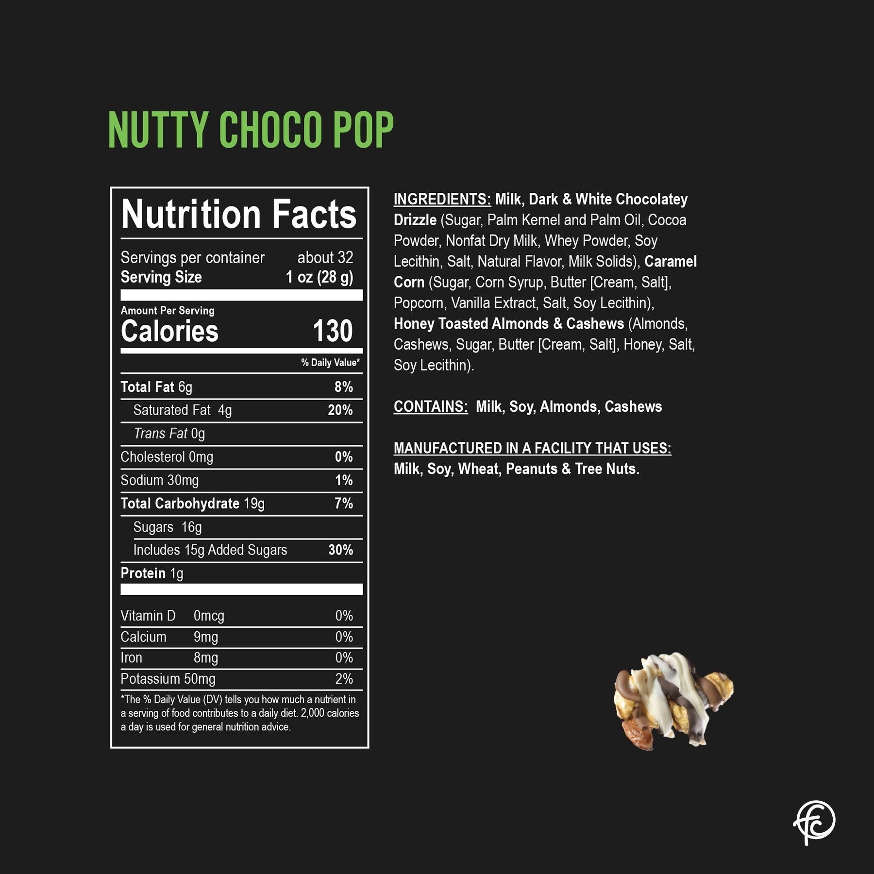Nutty Choco Pop | Caramel Corn Chocolate Popcorn